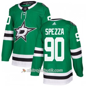 Män Ishockey Dallas Stars Jacket Tröja Jason Spezza 90 Adidas 2017-2018 Kelly Grön Authentic